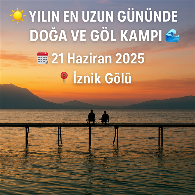 İZNİK GÖLÜNDE KAMP